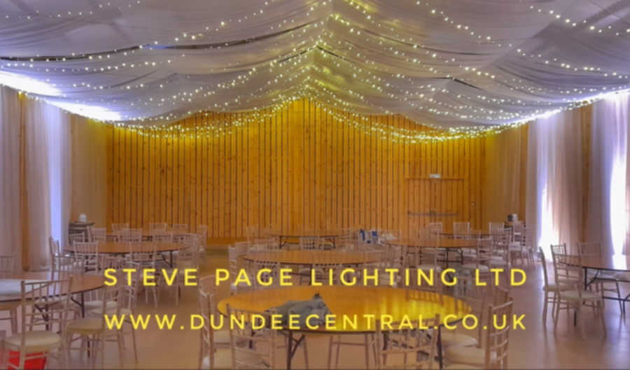Auchterarder Wed In A Shed wedding lighting hire
